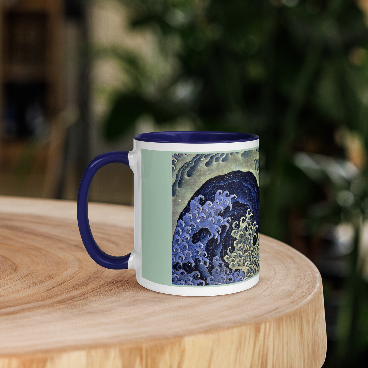 Feminine_Wave-ArtStudioElvira-white-ceramic-mug-with-color-inside-dark-blue-11-oz-table