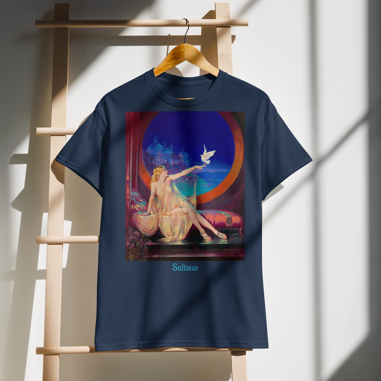 Sultana-art-studio-elvira-unisex-sports-tee-navy