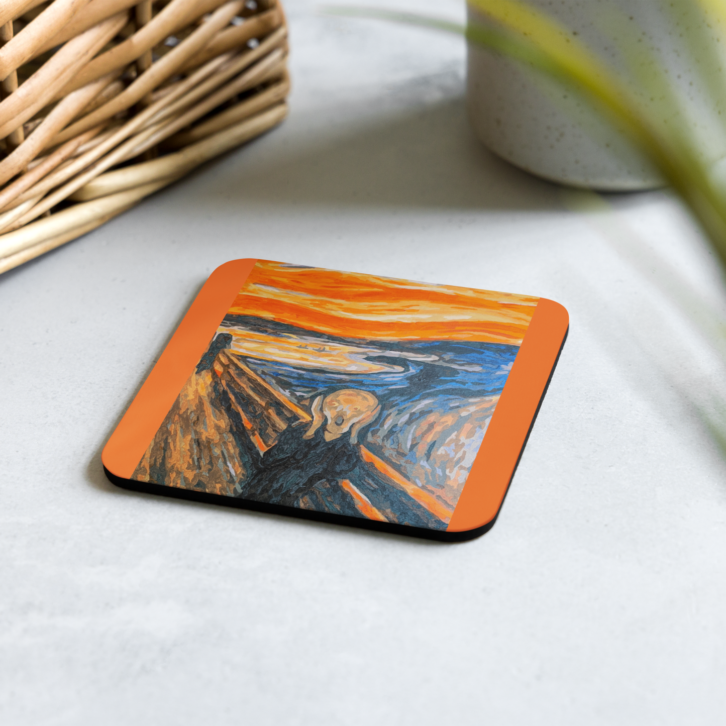 Scream of Nature - Art Studio Elvira - Coaster