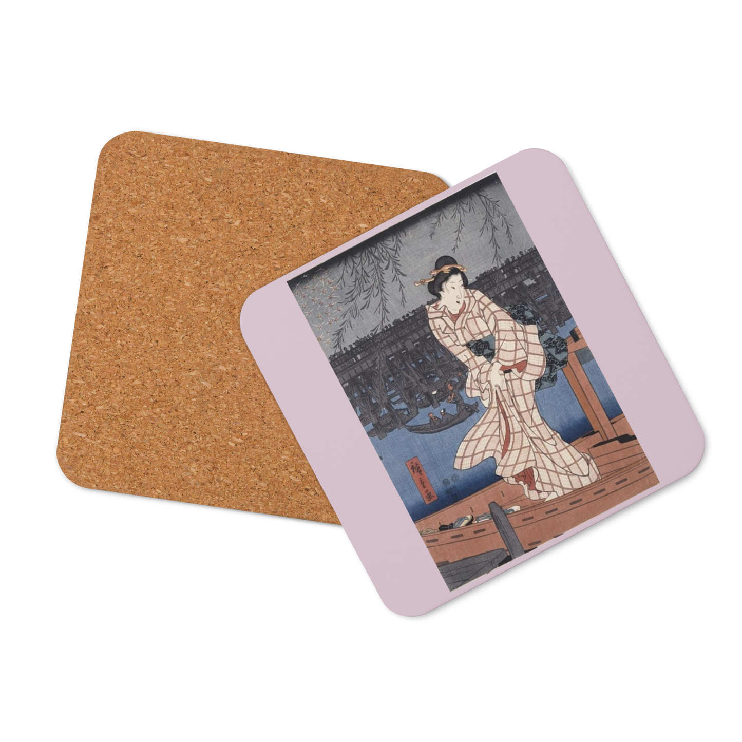 Evening on the Sumida River - Art Studio Elvira - Coaster