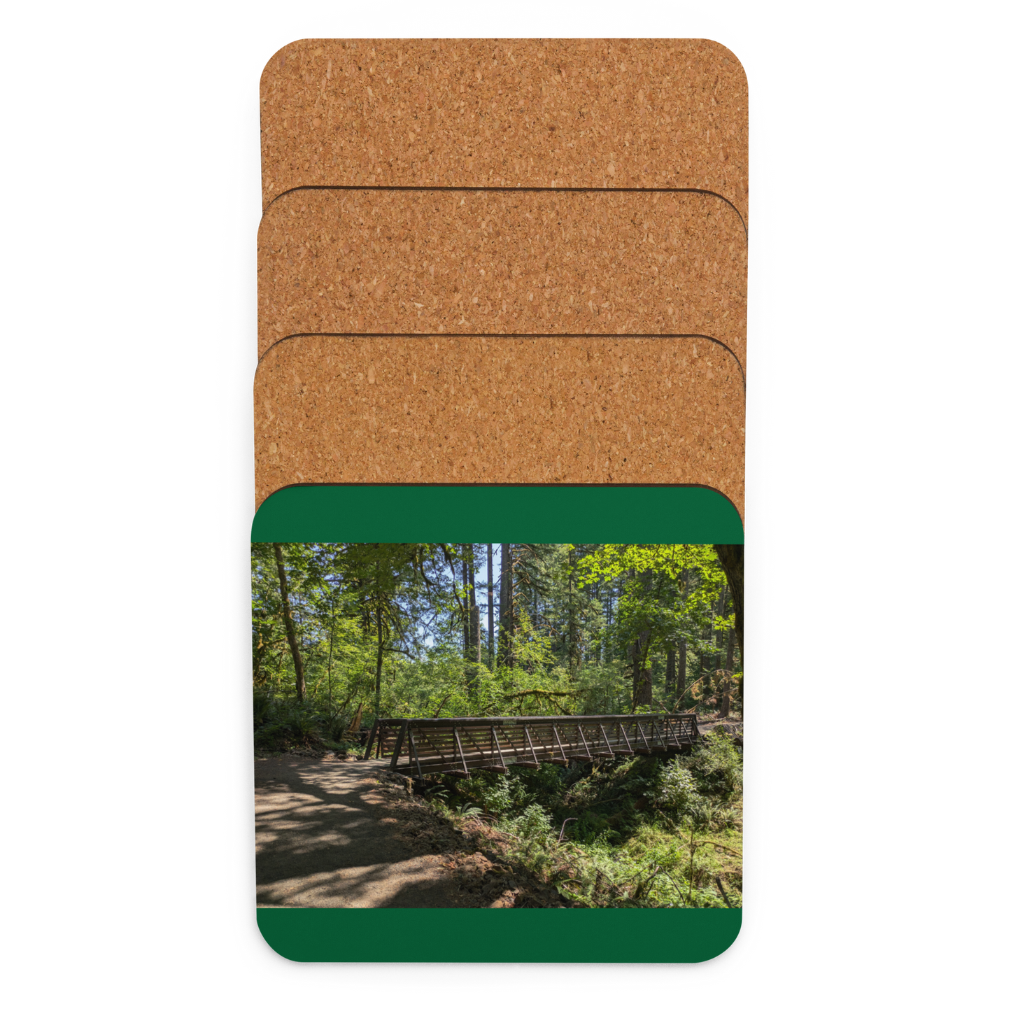 Oregon Trail Bridge - Art Studio Elvira - Coaster