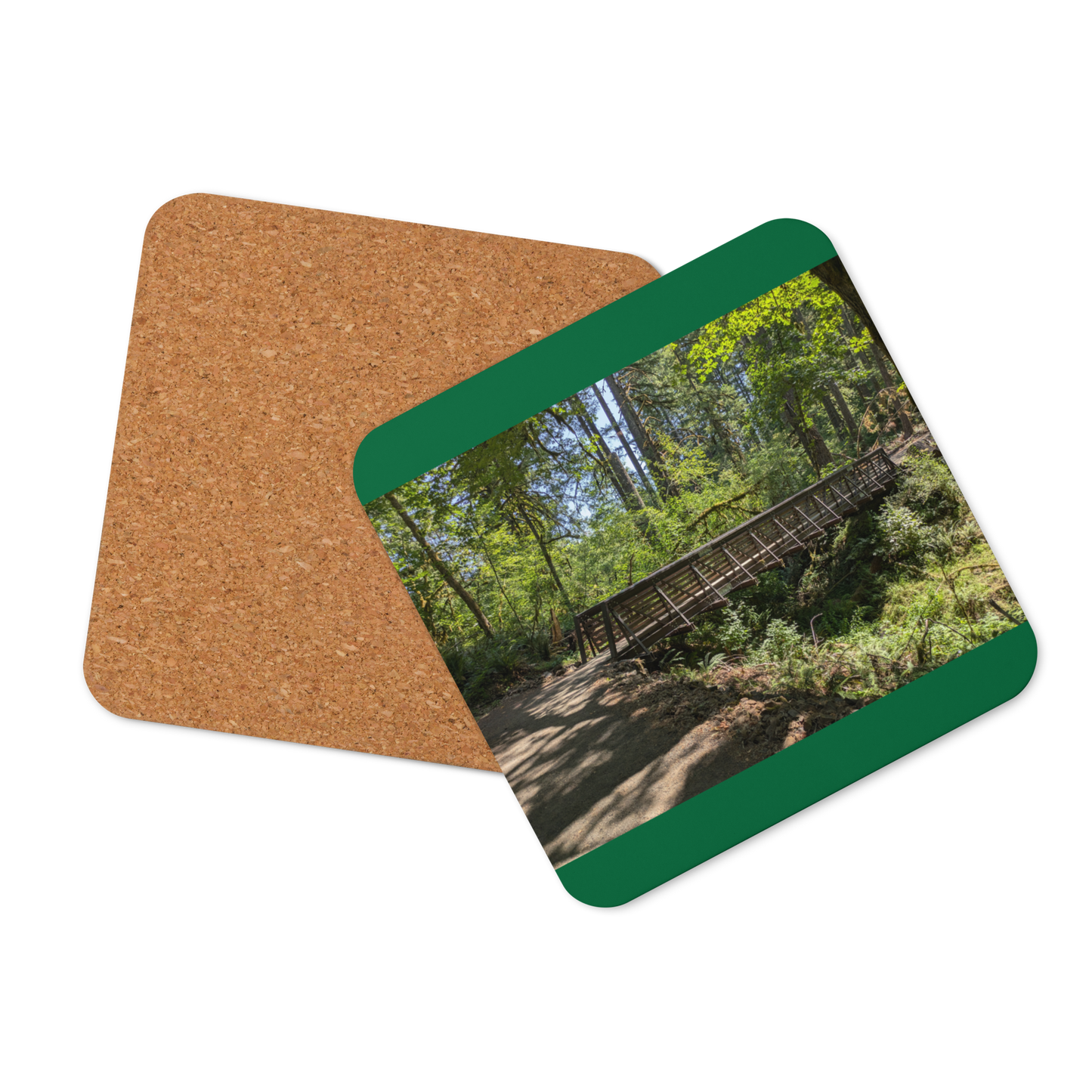 Oregon Trail Bridge - Art Studio Elvira - Coaster