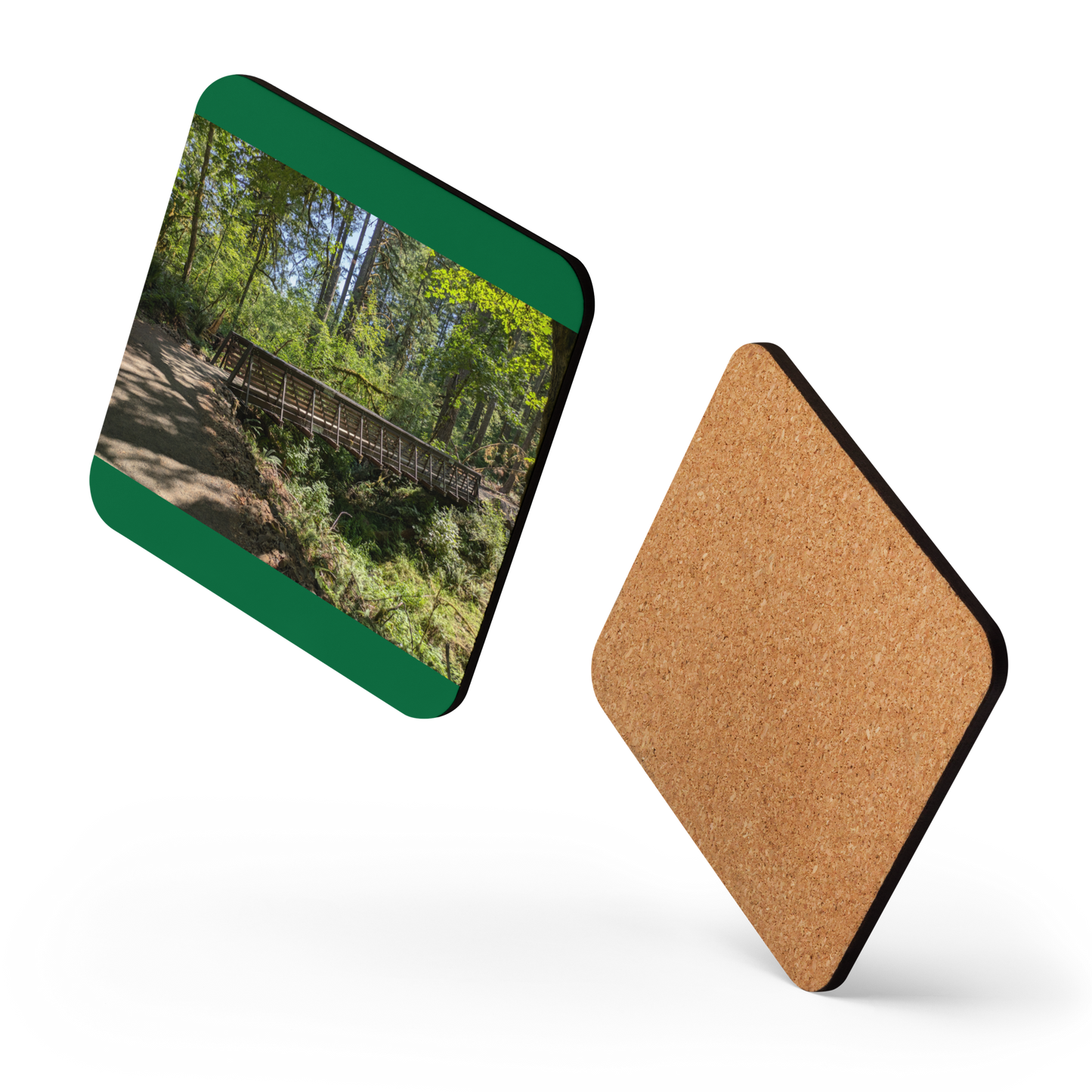 Oregon Trail Bridge - Art Studio Elvira - Coaster