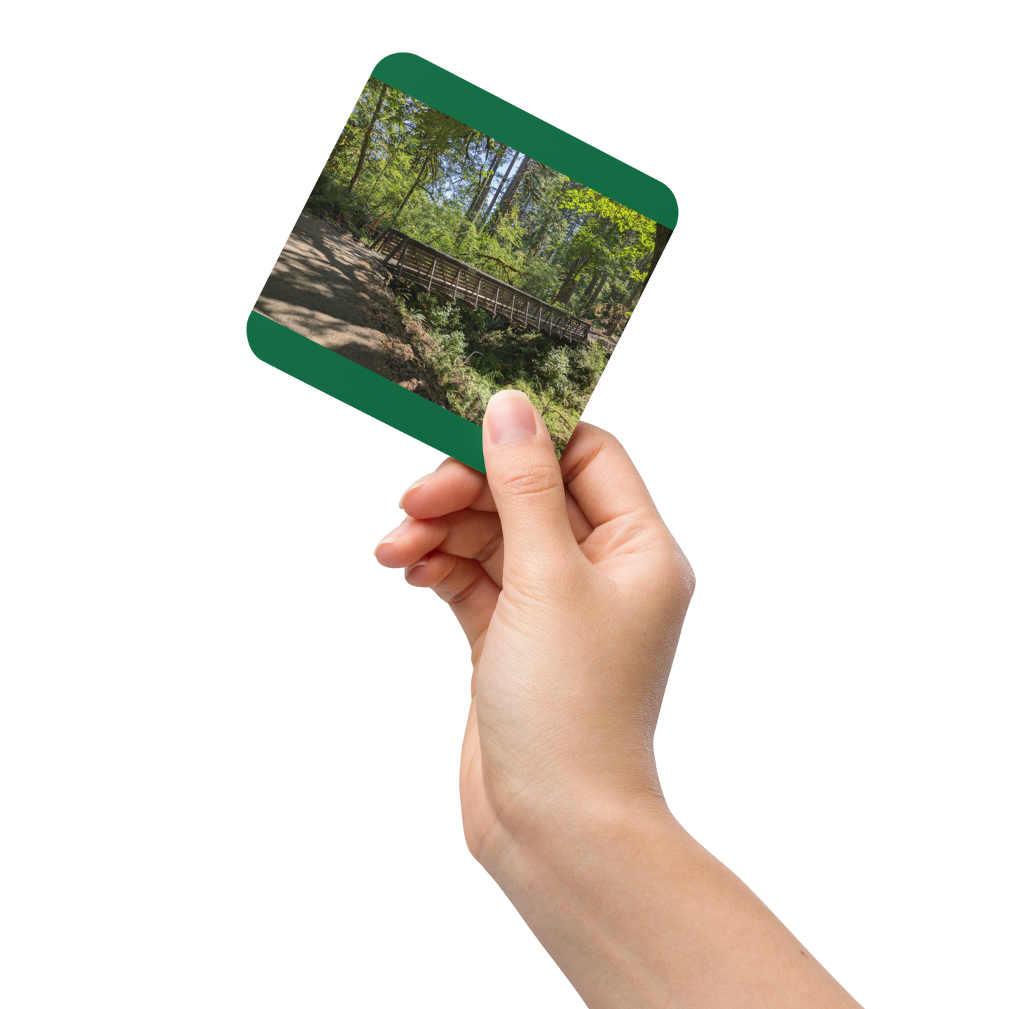 Oregon Trail Bridge - Art Studio Elvira - Coaster