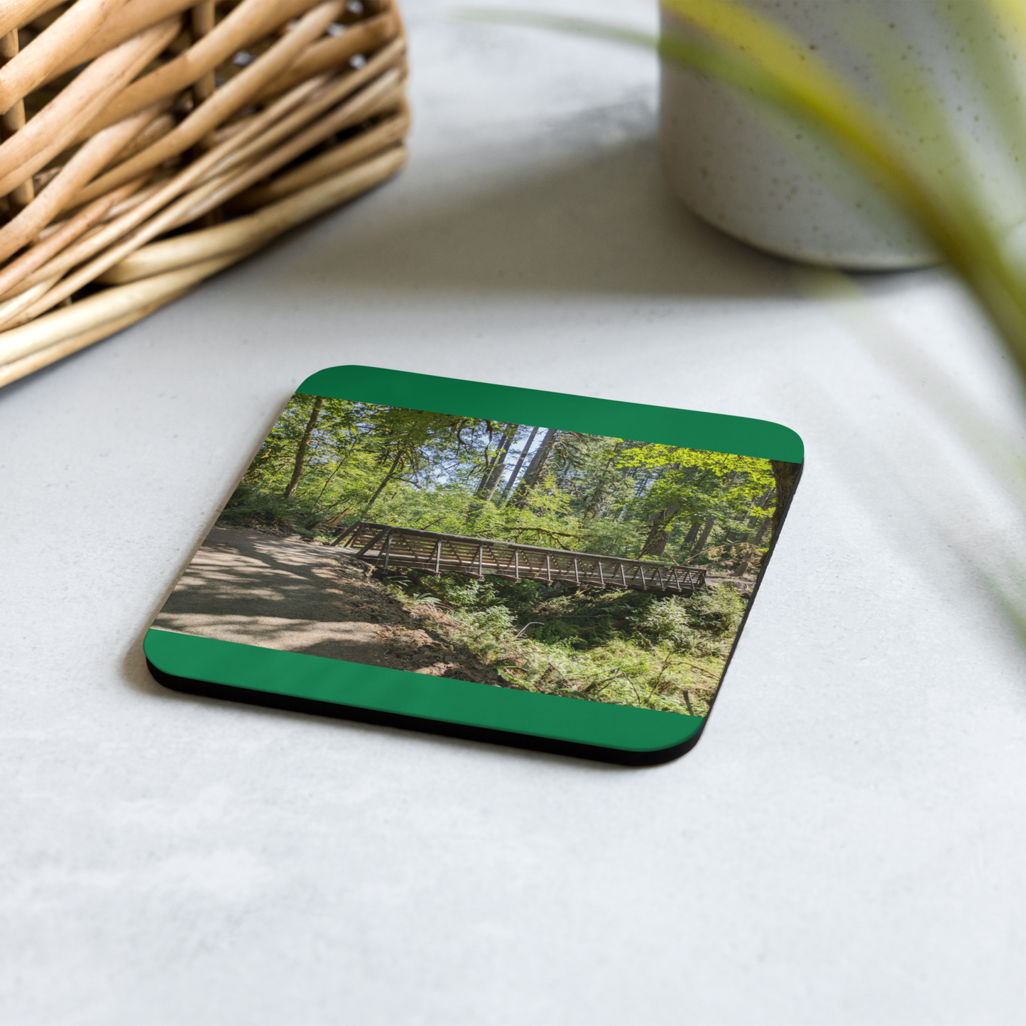 Oregon Trail Bridge - Art Studio Elvira - Coaster
