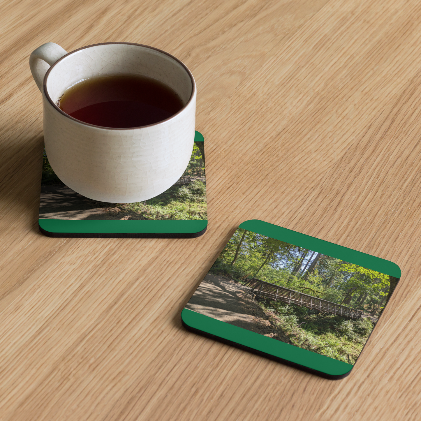 Oregon Trail Bridge - Art Studio Elvira - Coaster