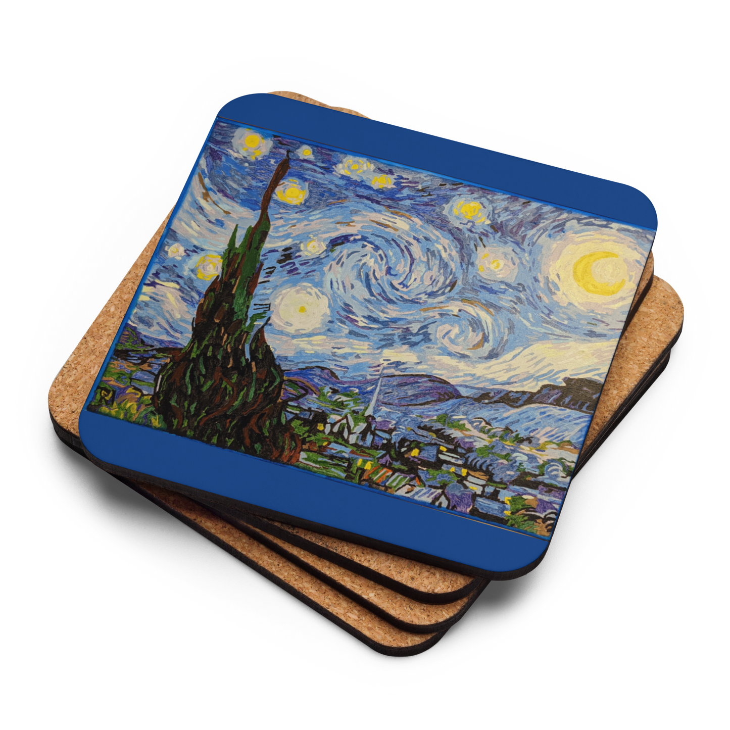 My Starry Night - Art Studio Elvira - Coaster