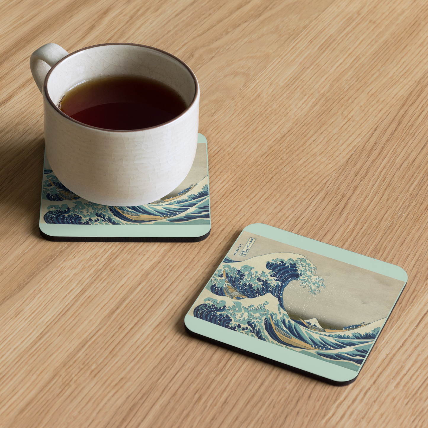 Great Wave off Kanagawa - Art Studio Elvira - Coaster