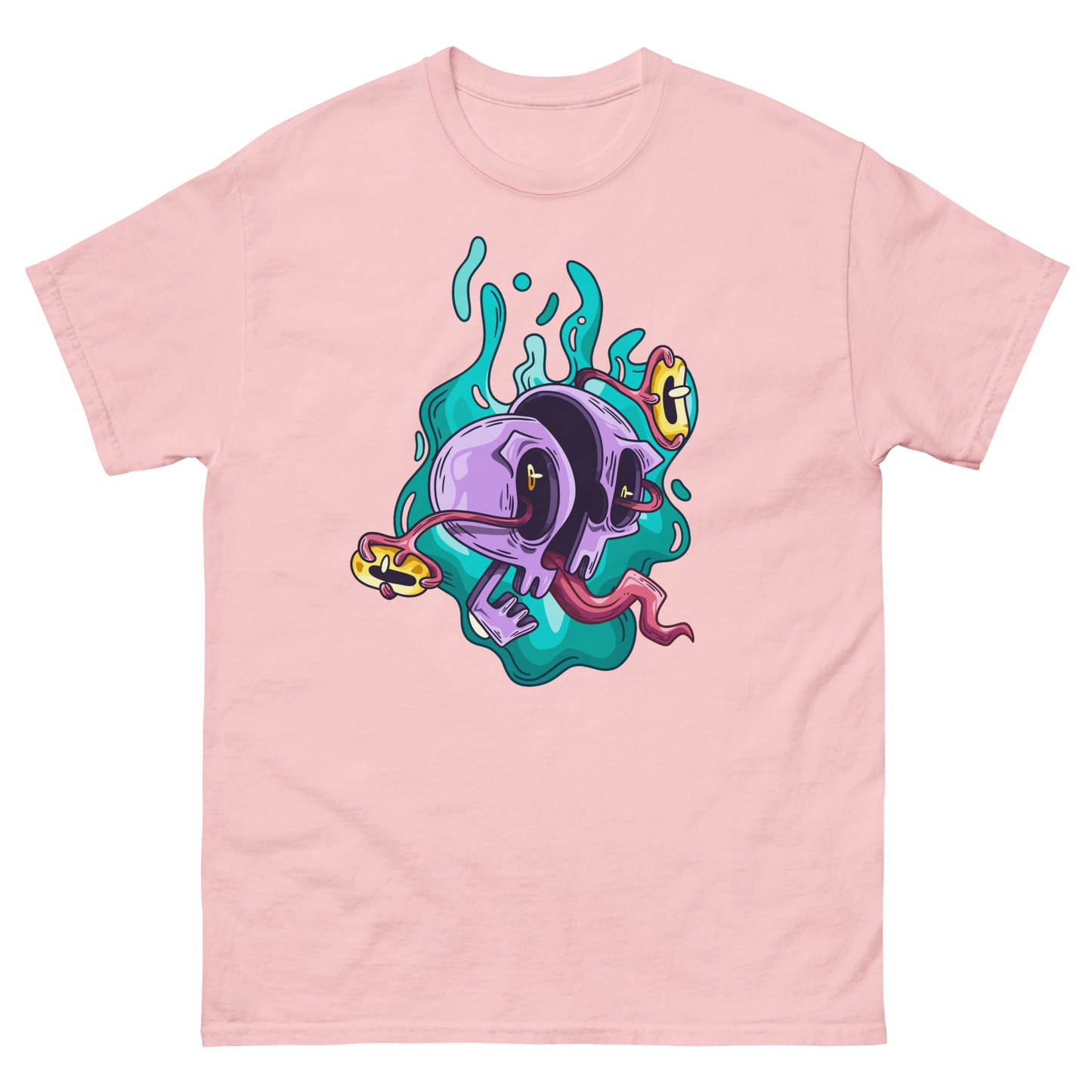 funky-ai-balls-art-studio-elvira-unisex-classic-tee-light-pink