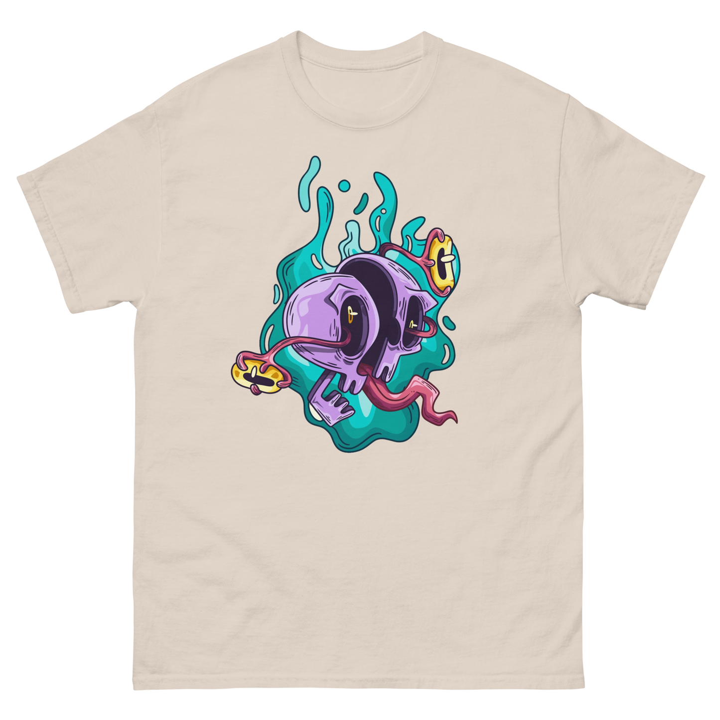 funky-ai-balls-art-studio-elvira-unisex-classic-tee-natural
