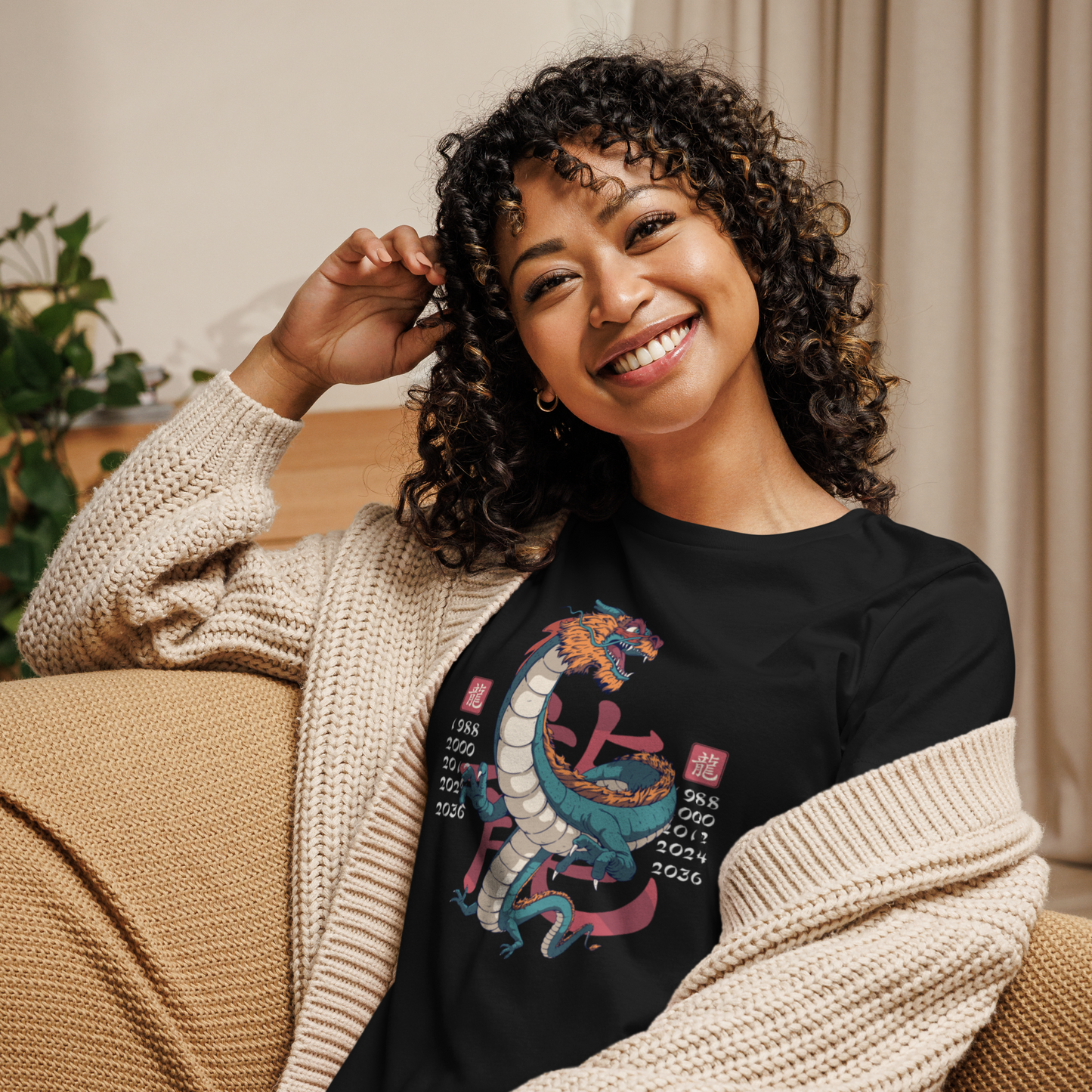 green-dragon-art-studio-elvira-womens-relaxed-t-shirt-black