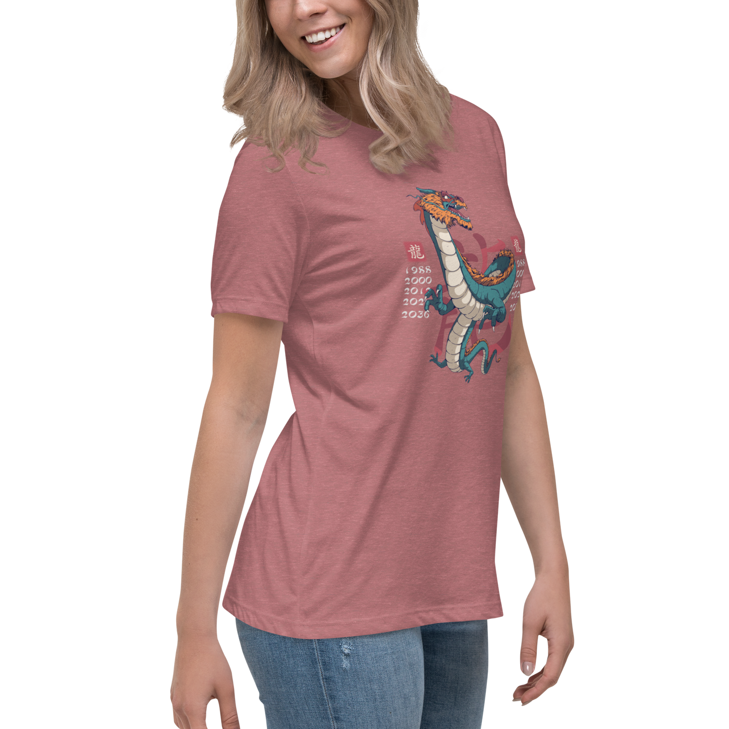 green-dragon-art-studio-elvira-womens-relaxed-t-shirt-left-front-heather-mauve