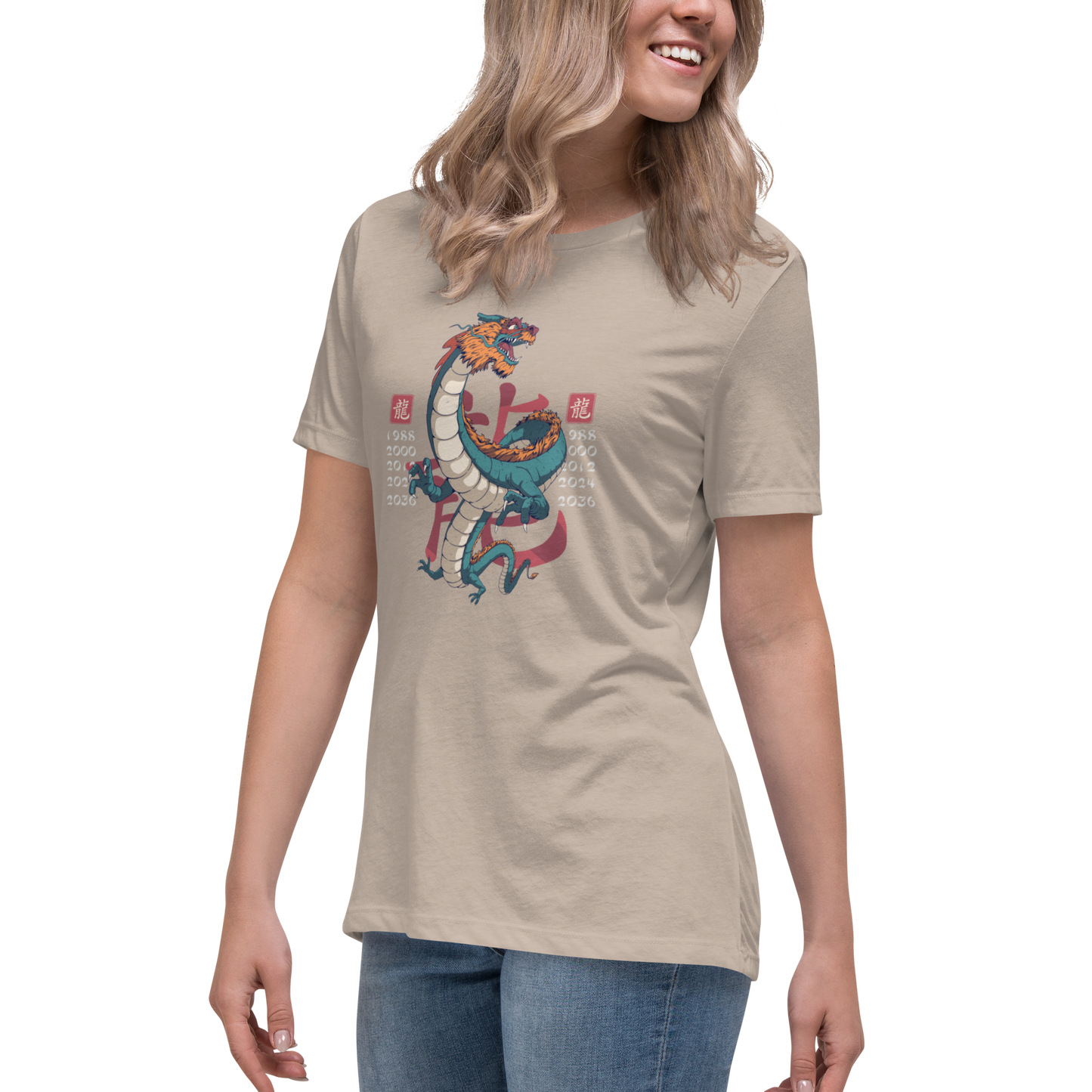 green-dragon-art-studio-elvira-womens-relaxed-t-shirt-left-front-heather-stone