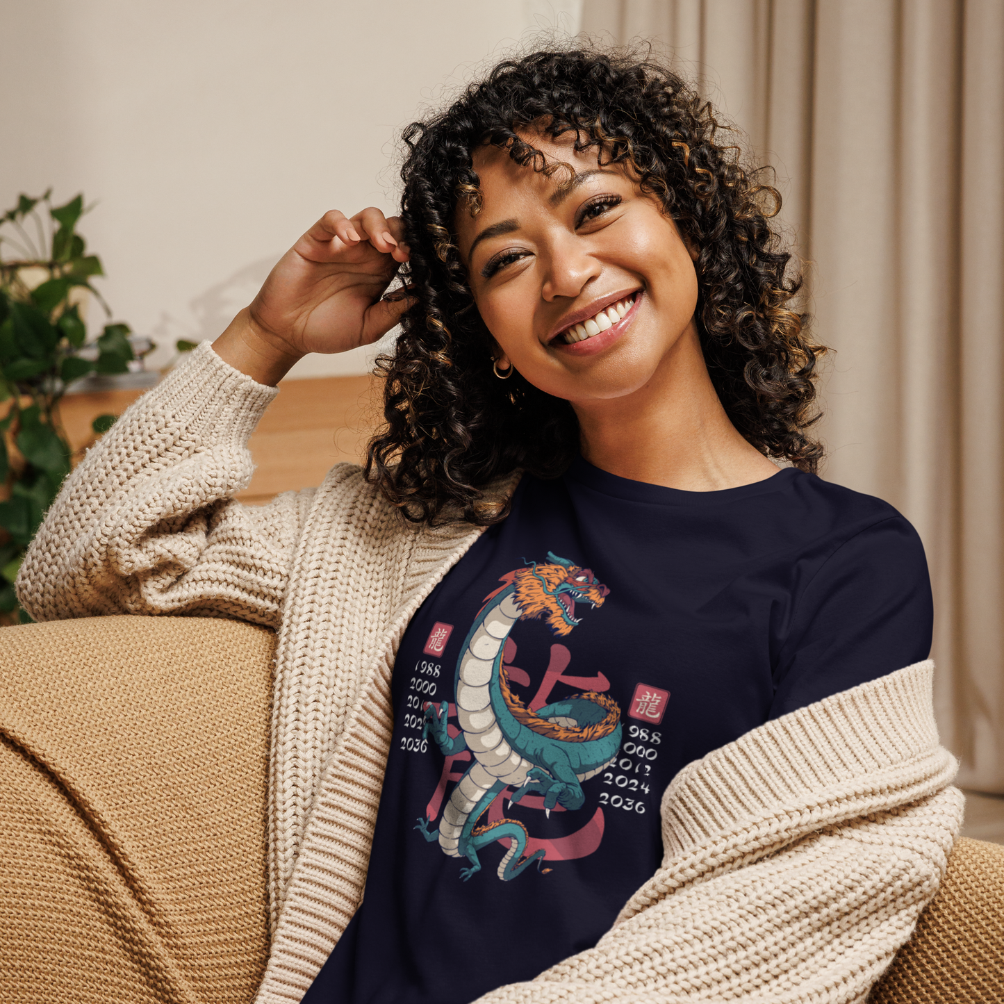 green-dragon-art-studio-elvira-womens-relaxed-t-shirt-navy