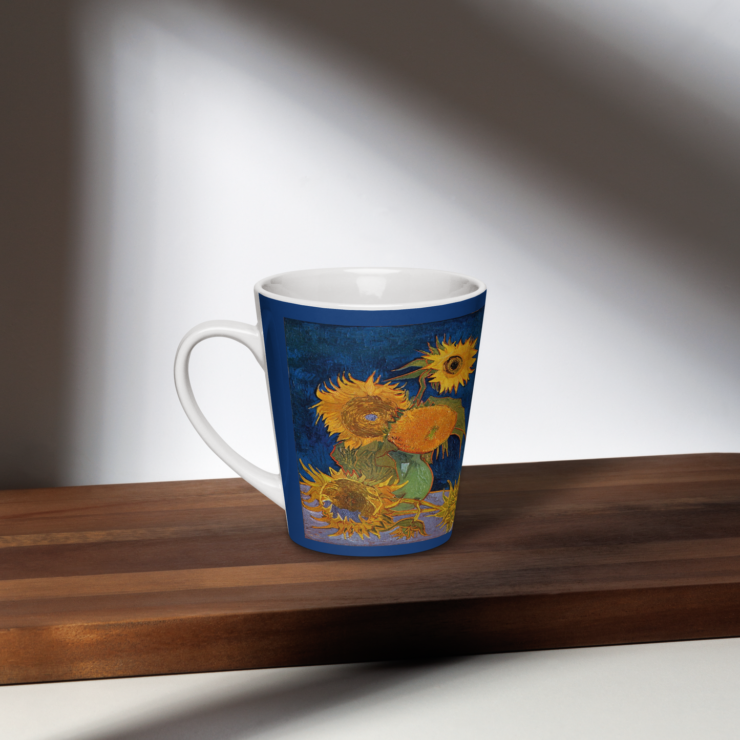 My 5 Sunflowers - Art Studio Elvira - 12oz Latte mug