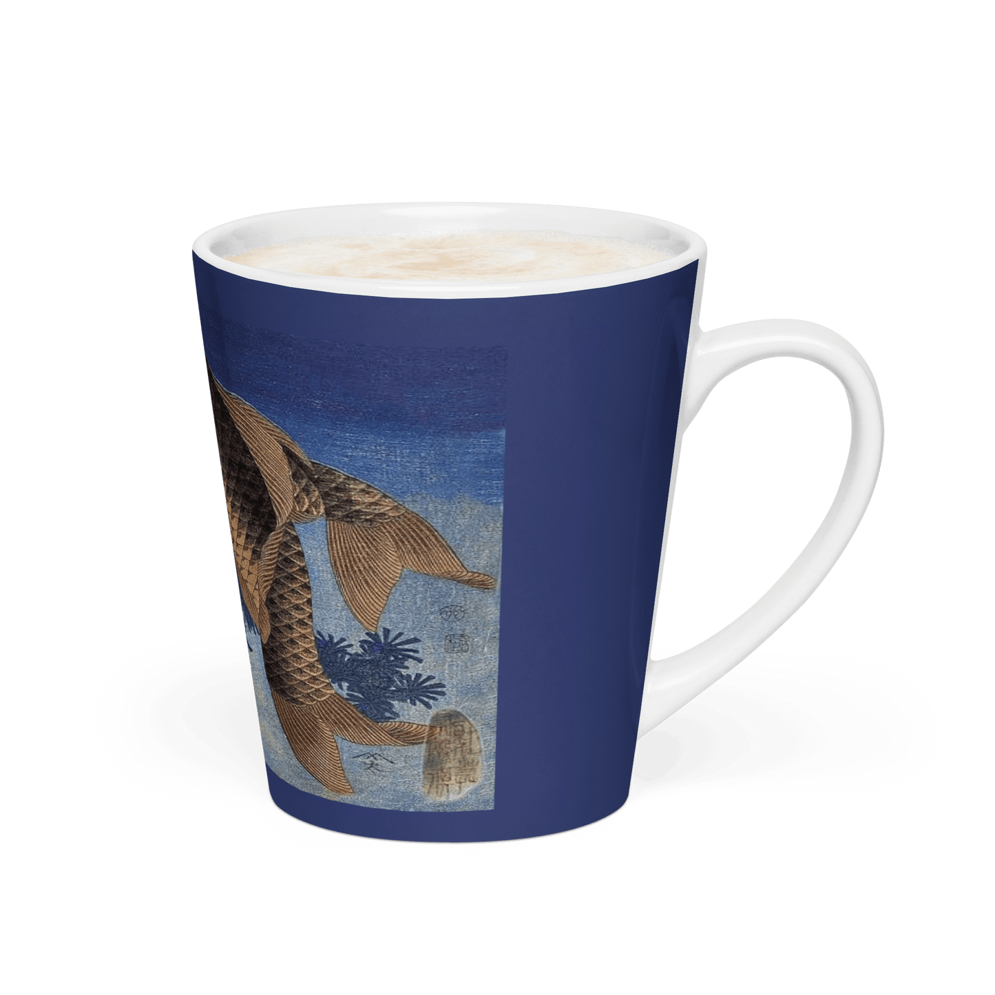 Art Studio Elvira Two Carp 12oz Latte Mug - Dishwasher and Microwave Safe