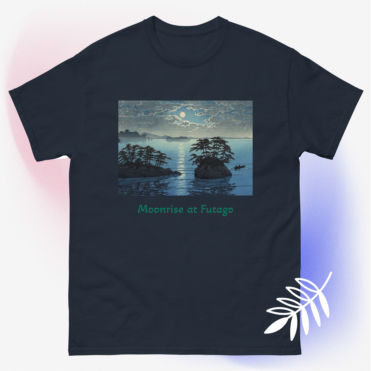 moonrise-at-futago-art-studio-elvira-unisex-classic-tee-scene-navy