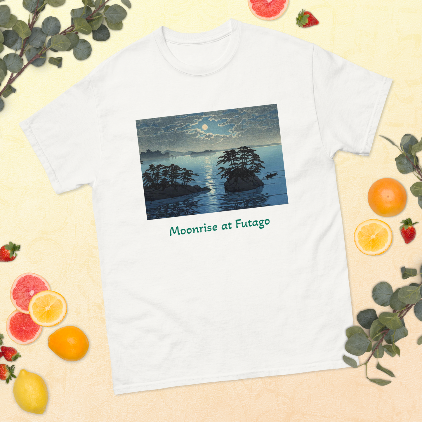 moonrise-at-futago-art-studio-elvira-unisex-classic-tee-white
