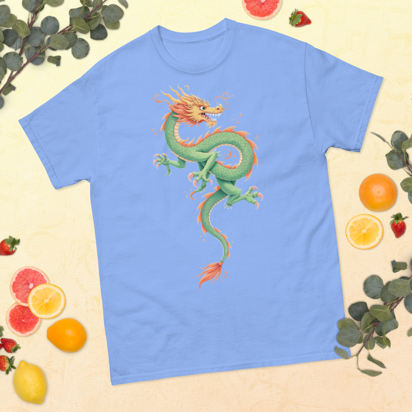 orange-dragon-unisex-classic-tee-carolina-blue