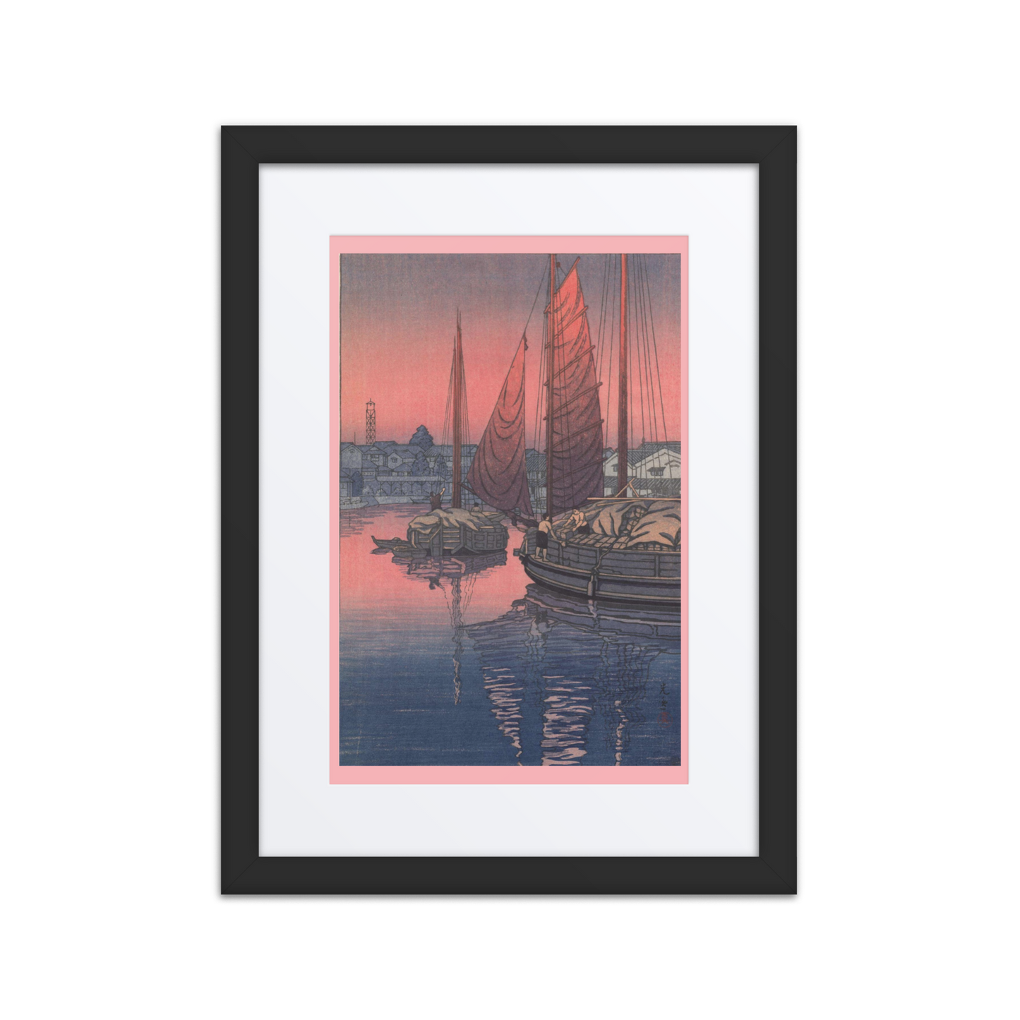 seto-inland-sea-art-studio-elvira-matte-paper-framed-poster-with-mat-_in_-black-12x16