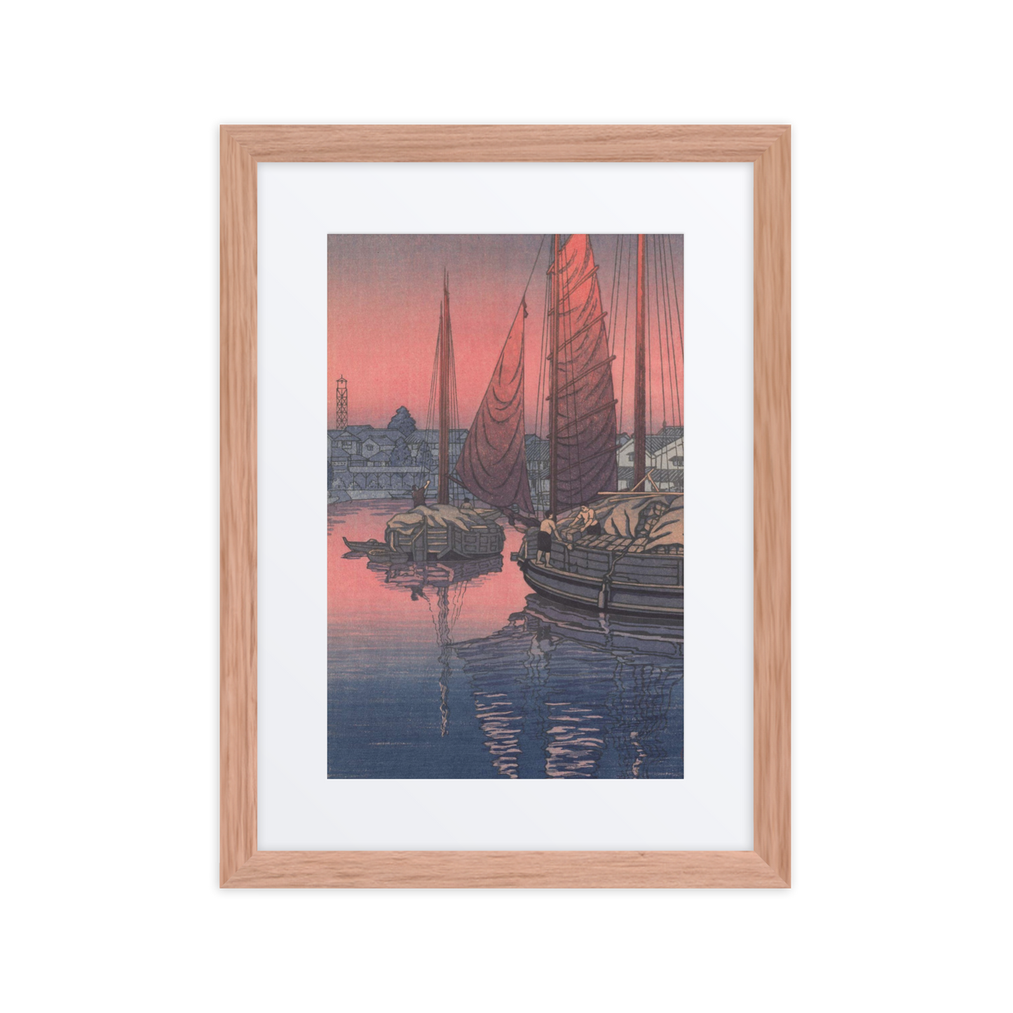 seto-inland-sea-art-studio-elvira-matte-paper-framed-poster-with-mat-_in_-red-oak-12x16