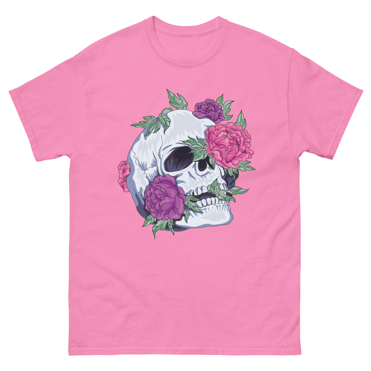 Skull and Roses - Art Studio Elvira - Unisex T-Shirt