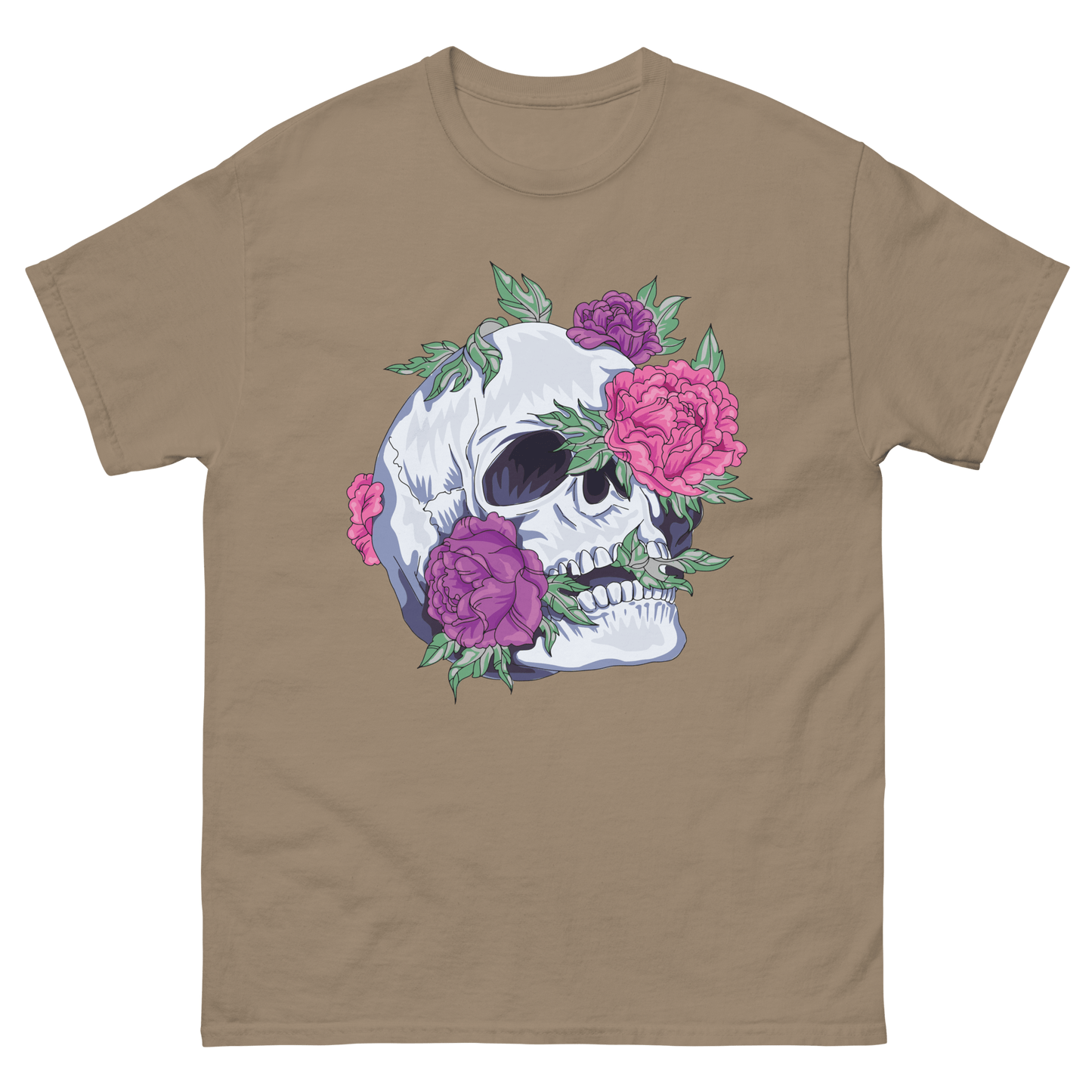 Skull and Roses - Art Studio Elvira - Unisex T-Shirt