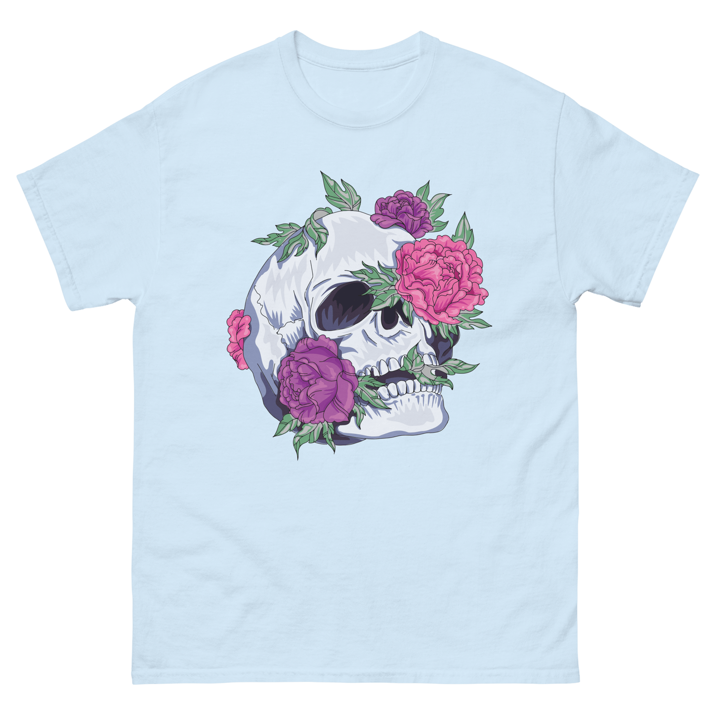 Skull and Roses - Art Studio Elvira - Unisex T-Shirt