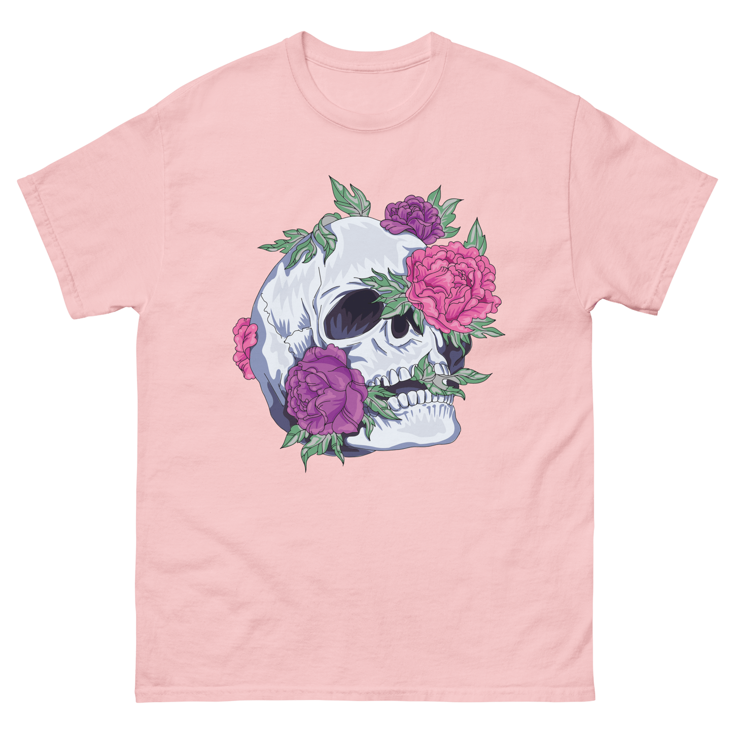 Skull and Roses - Art Studio Elvira - Unisex T-Shirt