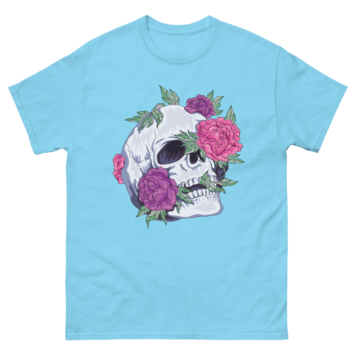 Skull and Roses - Art Studio Elvira - Unisex T-Shirt