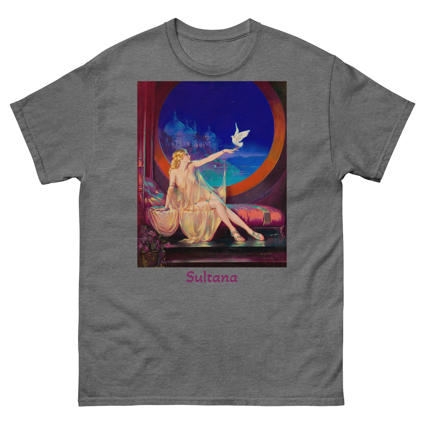 sultana-art-studio-elvira-unisex-classic-tee-graphite-heather