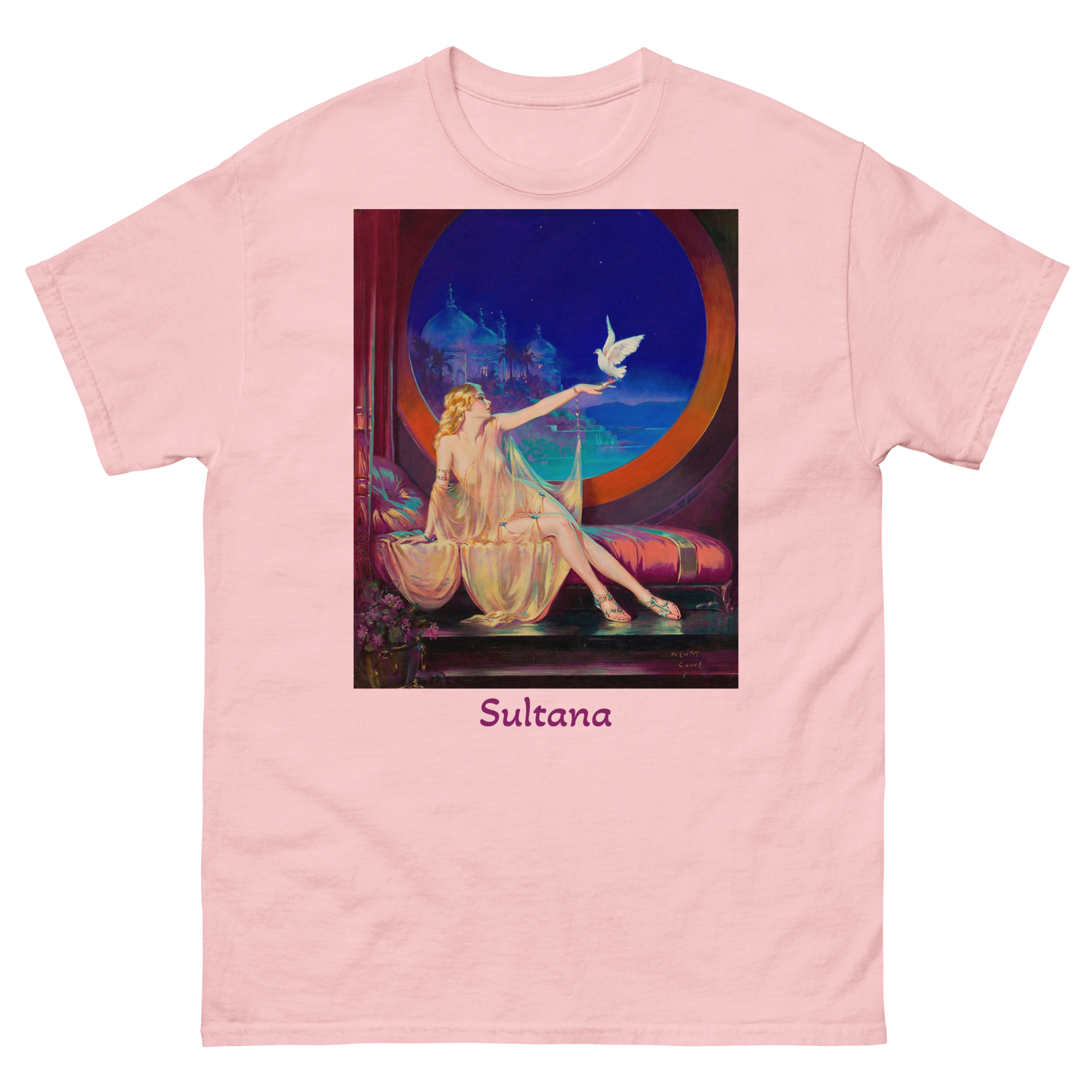 sultana-art-studio-elvira-unisex-classic-tee-light-pink