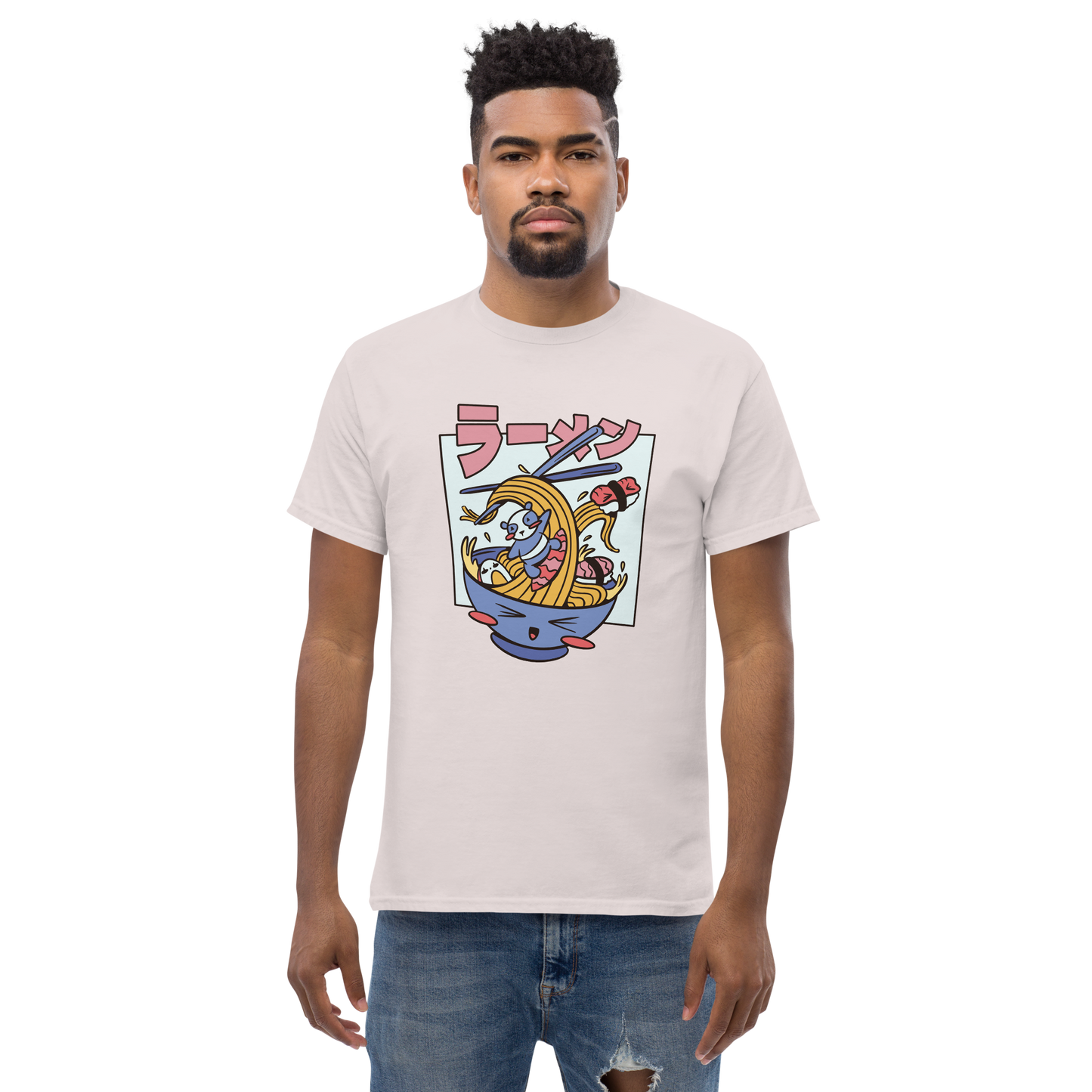 tasty-ramen-art-studio-elvira-unisex-classic-tee-front-ice-grey