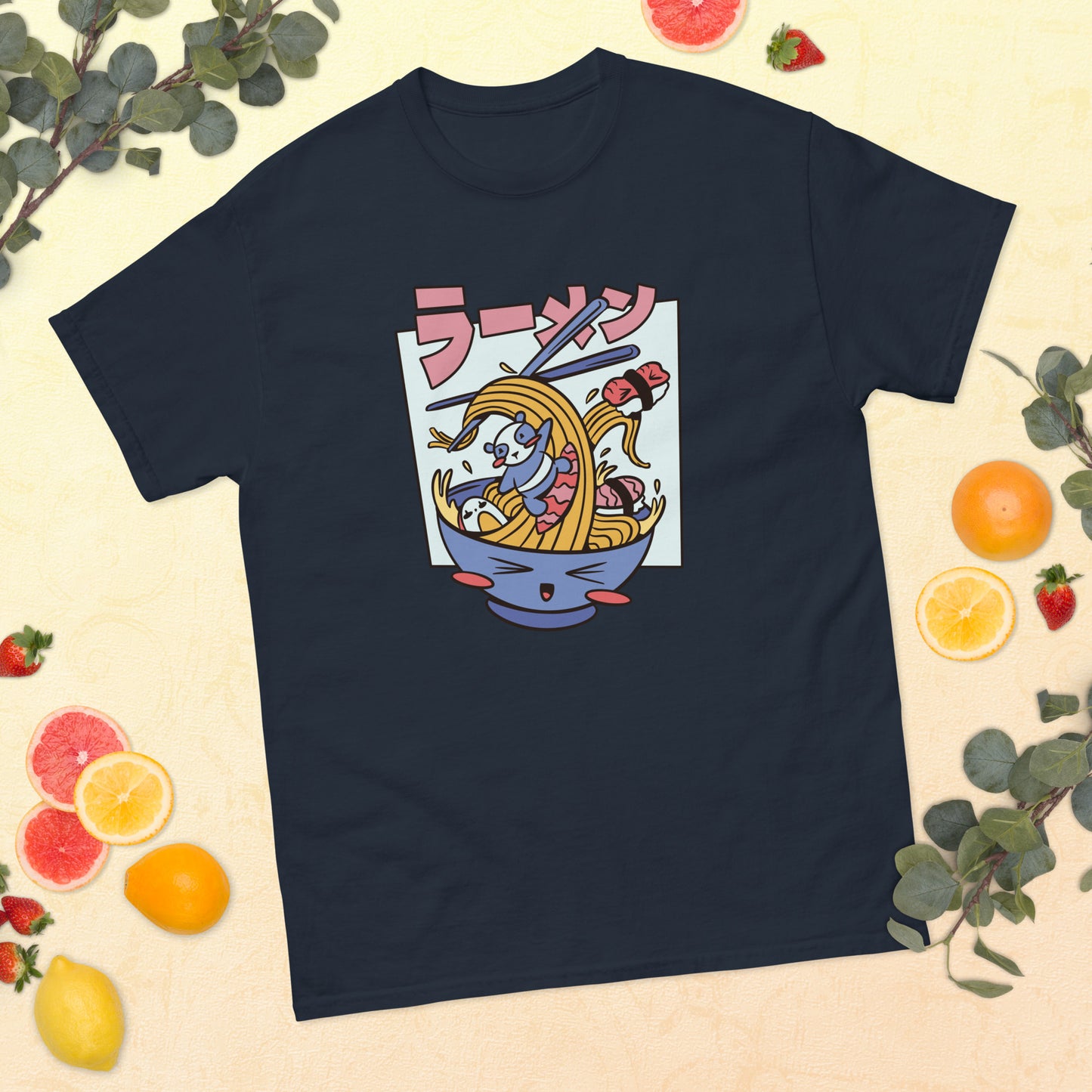 tasty-ramen-art-studio-elvira-unisex-classic-tee-navy