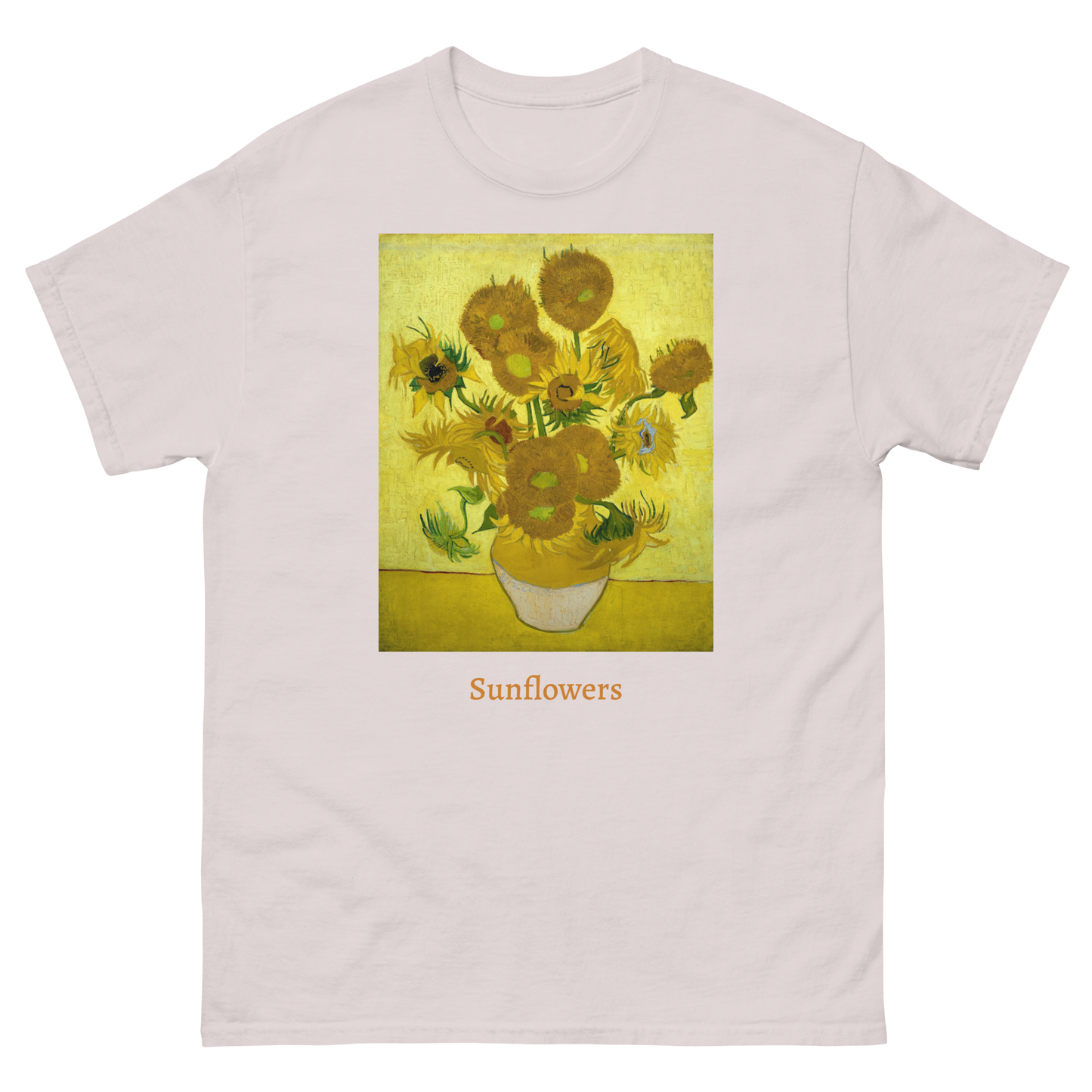 yellow-sunflowers-art-studio-elvira-unisex-classic-tee-ice-grey