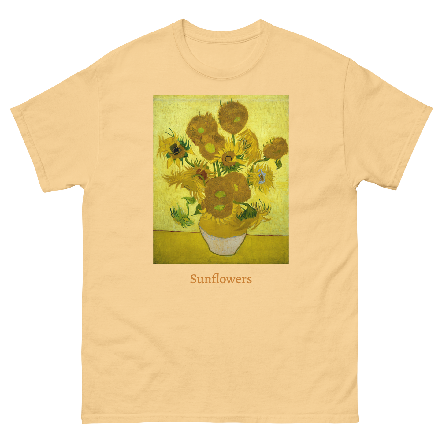 yellow-sunflowers-art-studio-elvira-unisex-classic-tee-yellow-haze
