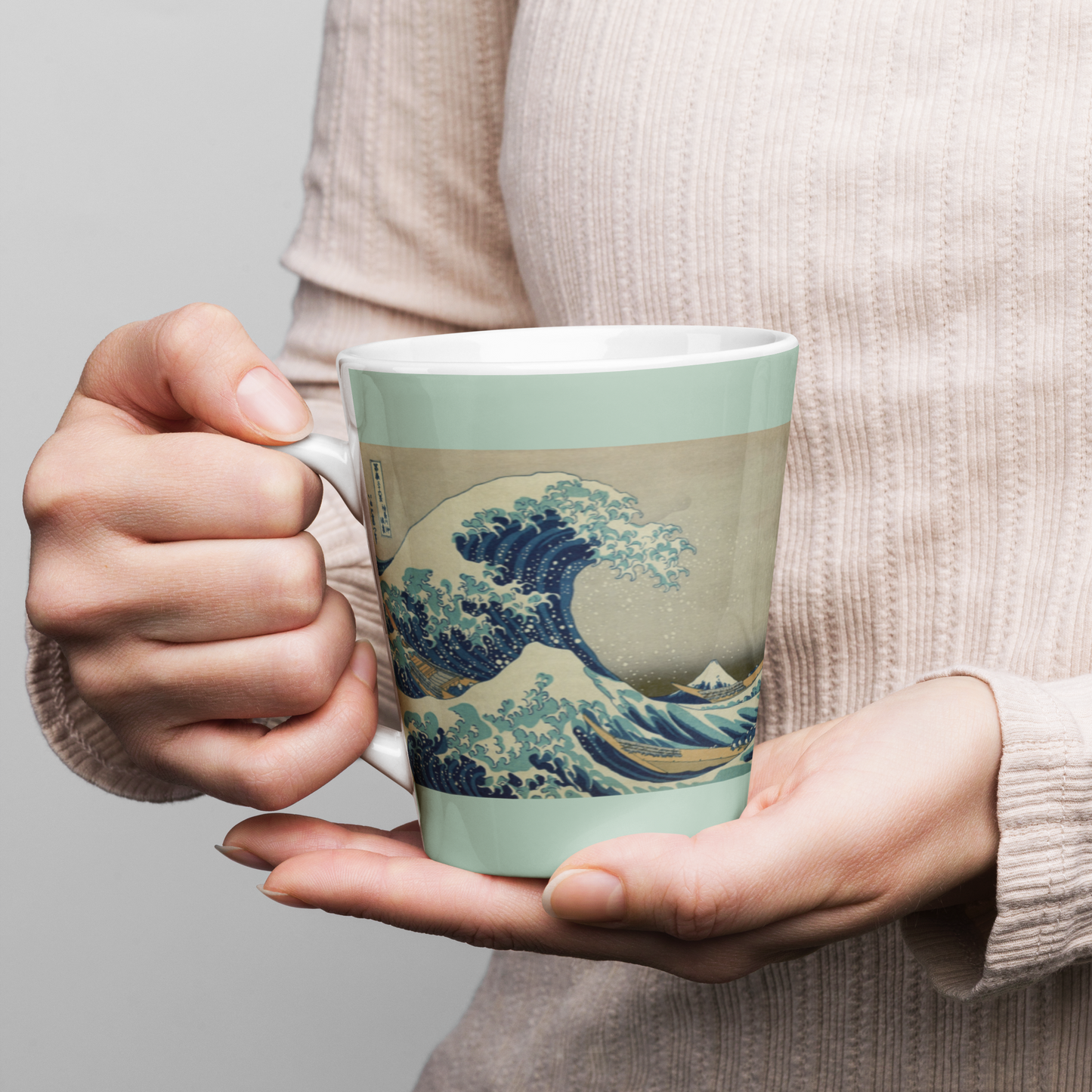 Great-Wave-off-Kanagawa-Art-Studio-Elvira-12oz-Latte-Mug-hands-left