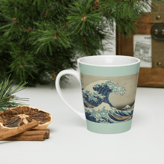 Great Wave off Kanagawa - Art Studio Elvira - 12oz Latte Mug