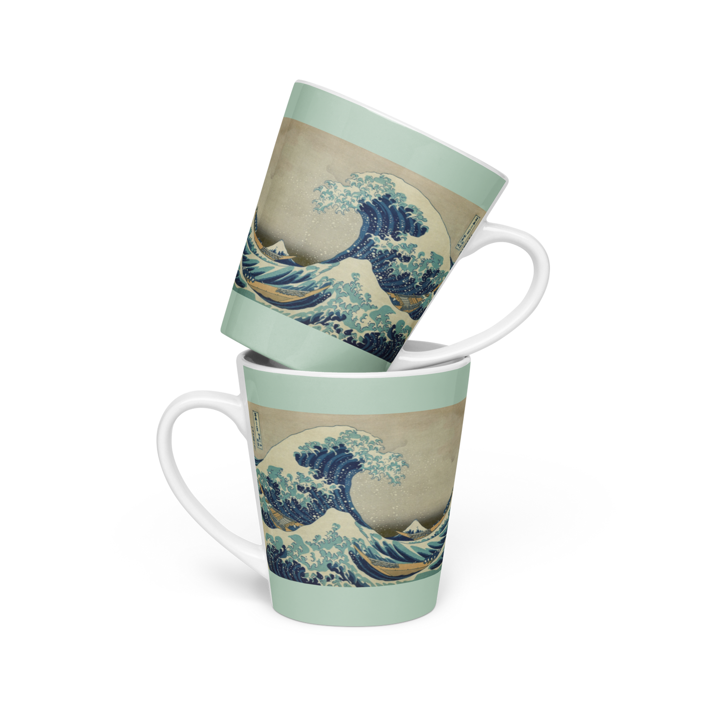 Great-Wave-off-Kanagawa-Art-Studio-Elvira-12oz-Latte-Mug-stack