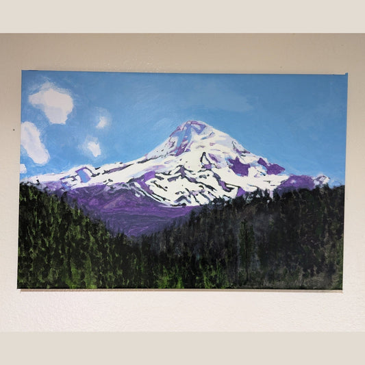 Mt Hood North View - Art Studio Elvira -  Canvas Painting
