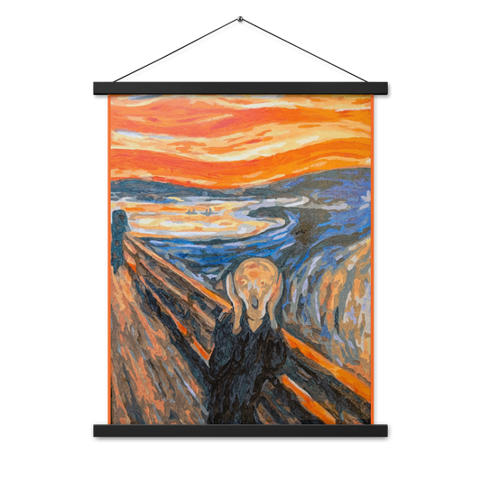 Scream-of-Nature-Art-Studi-Elvira-poster-with-hanger-_in_-black-18x24-front