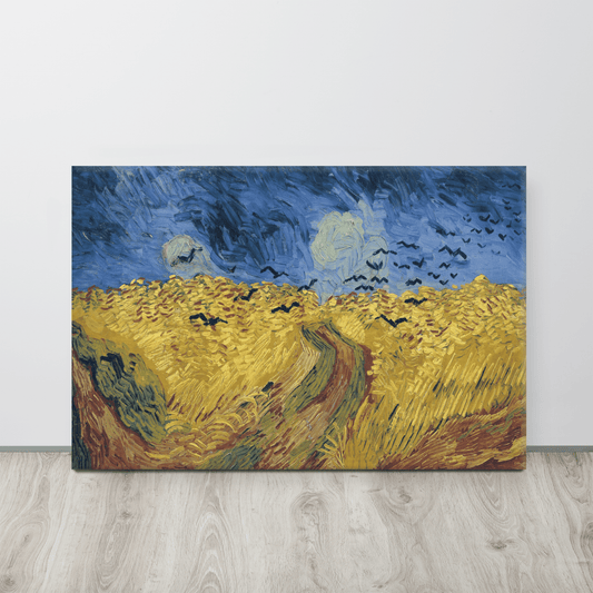 Wheat Field with Crows - Art Studio Elvira - Canvas Print