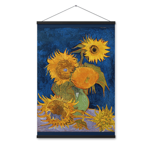 My 5 Sunflowers - Art Studio Elvira - Hanging Poster