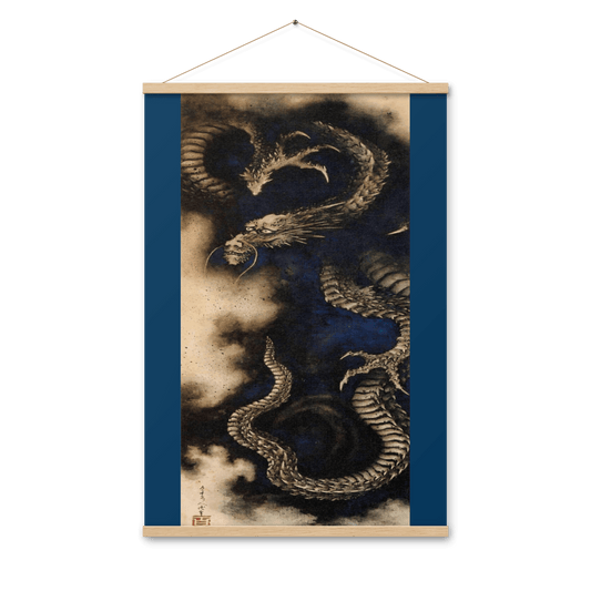 Dragon in Rain Clouds - Art Studio Elvira - Hanging poster