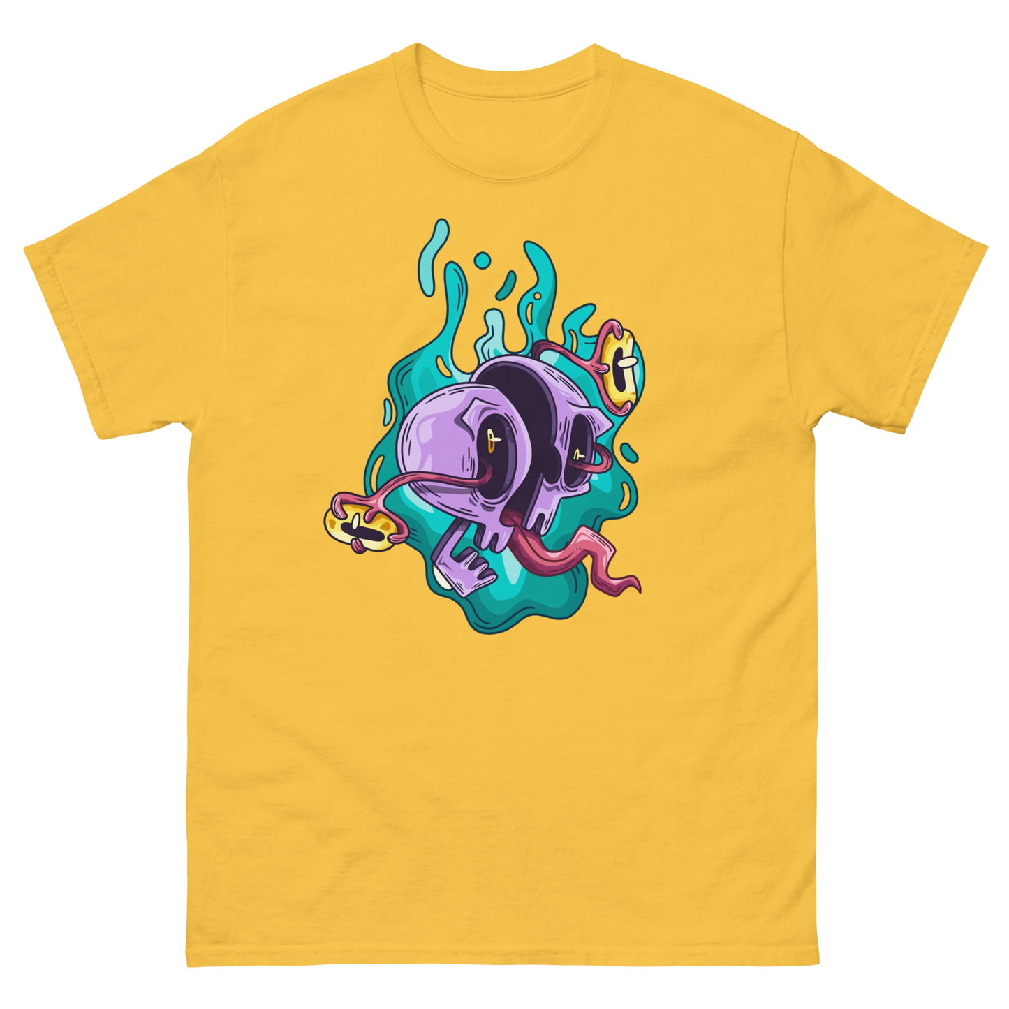 funky-ai-balls-art-studio-elvira-unisex-classic-tee-daisy