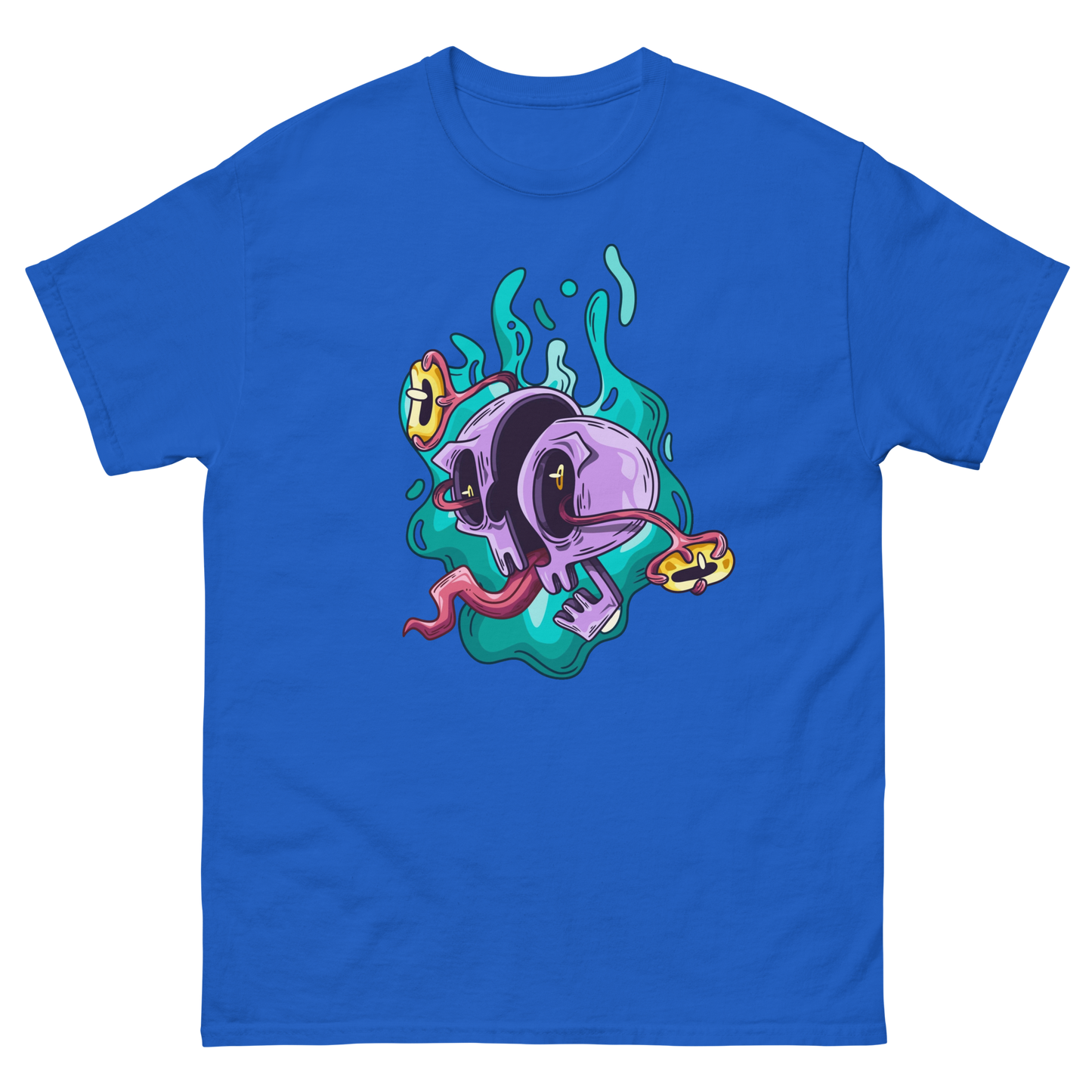 funky-ai-balls-art-studio-elvira-unisex-classic-tee-royal