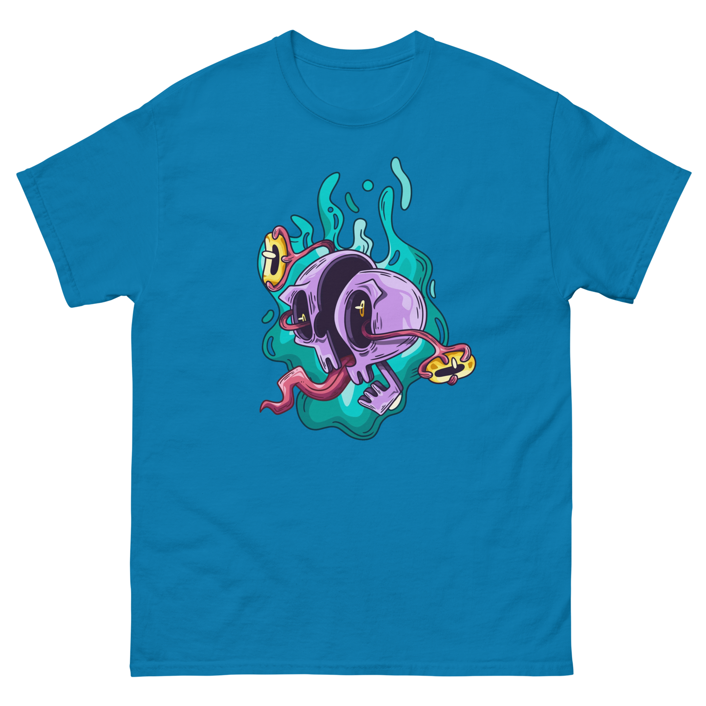 funky-ai-balls-art-studio-elvira-unisex-classic-tee-sapphire