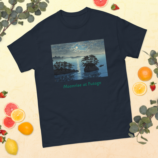 moonrise-at-futago-art-studio-elvira-unisex-classic-tee-navy
