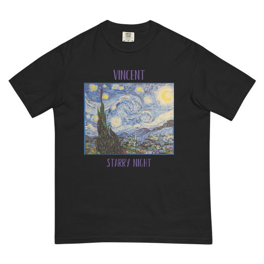 my_starry_night-unisex-heavyweight-t-shirt-front-black
