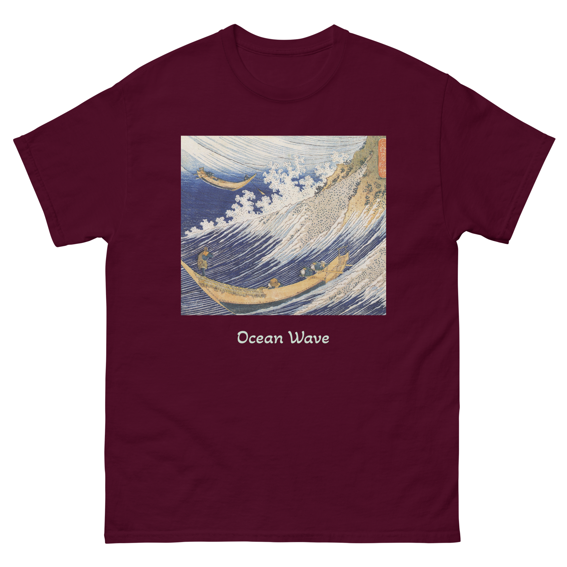 ocean-wave-art-studio-elvira-unisex-classic-tee-maroon